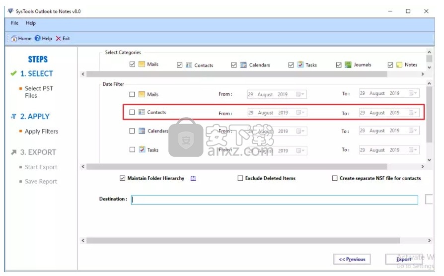 SysTools Outlook to Notes(PST转NSF转换器)