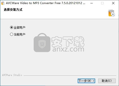 AVCWare Video to MP3 Converter Free(免费视频转MP3转换器)