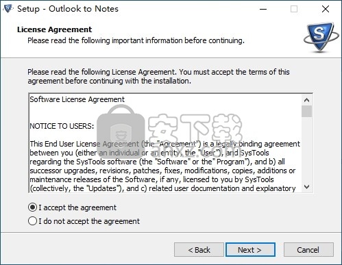 SysTools Outlook to Notes(PST转NSF转换器)