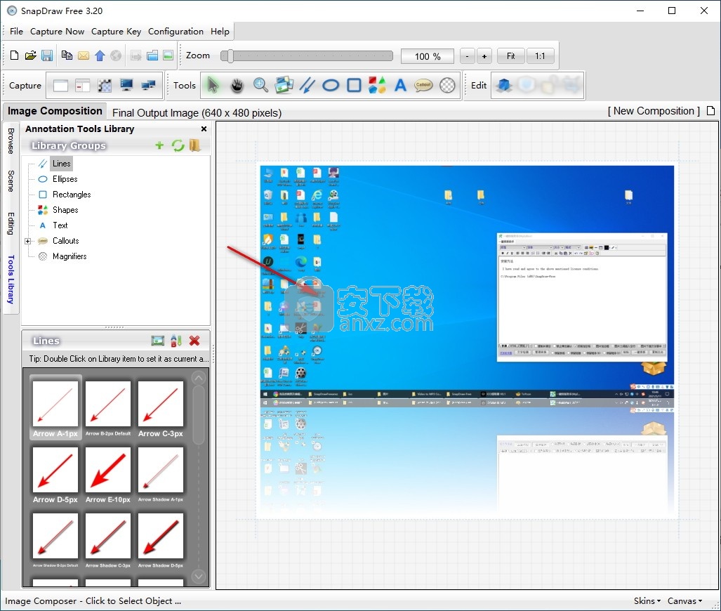 SnapDraw Free(免费桌面截图工具)