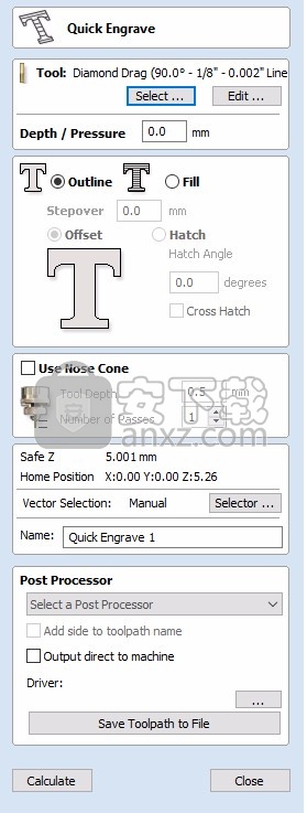 Vectric Cut2D Pro 10.514(2D雕刻软件)