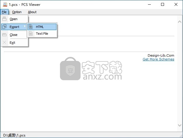 PCS Color Scheme Viewer(PCS配色方案查看器)
