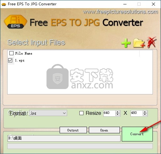 Free EPS To JPG Converter(免费EPS转JPG转换器)