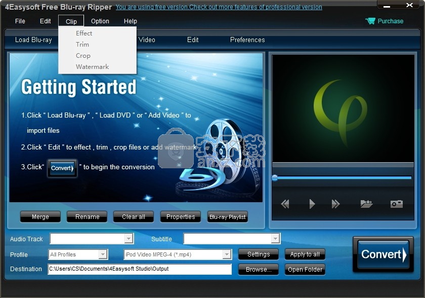 4Easysoft Free Blu-ray Ripper(免费蓝光翻录工具)