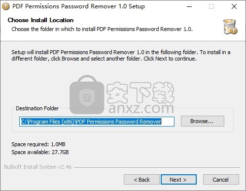 PDF Permissions Password Remover(PDF权限密码删除器)