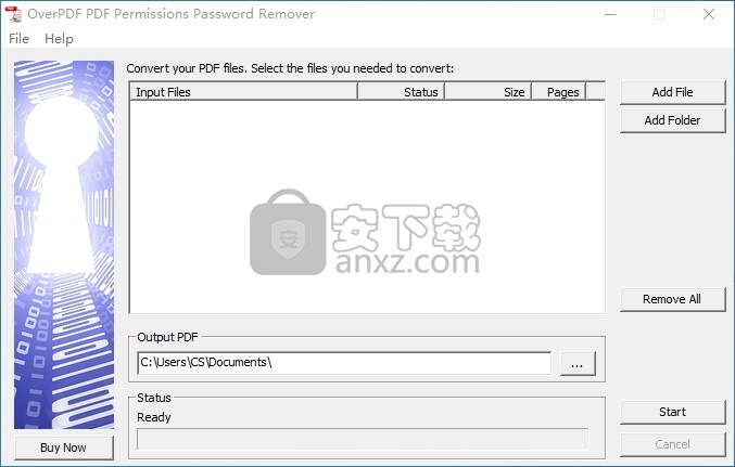 PDF Permissions Password Remover(PDF权限密码删除器)