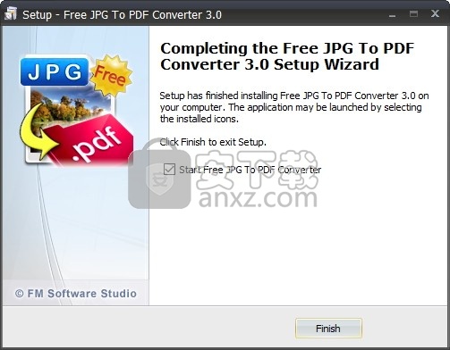 FM JPG To PDF Converter Free(免费JPG转PDF转换器)