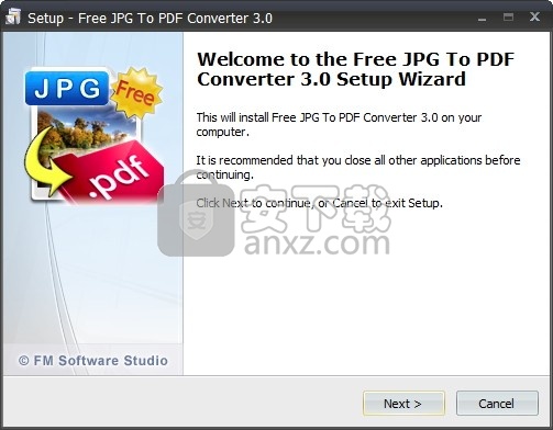 FM JPG To PDF Converter Free(免费JPG转PDF转换器)