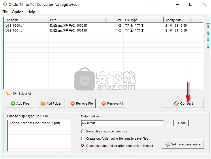 Okdo Tiff to Pdf Converter(TIFF转PDF转换器)