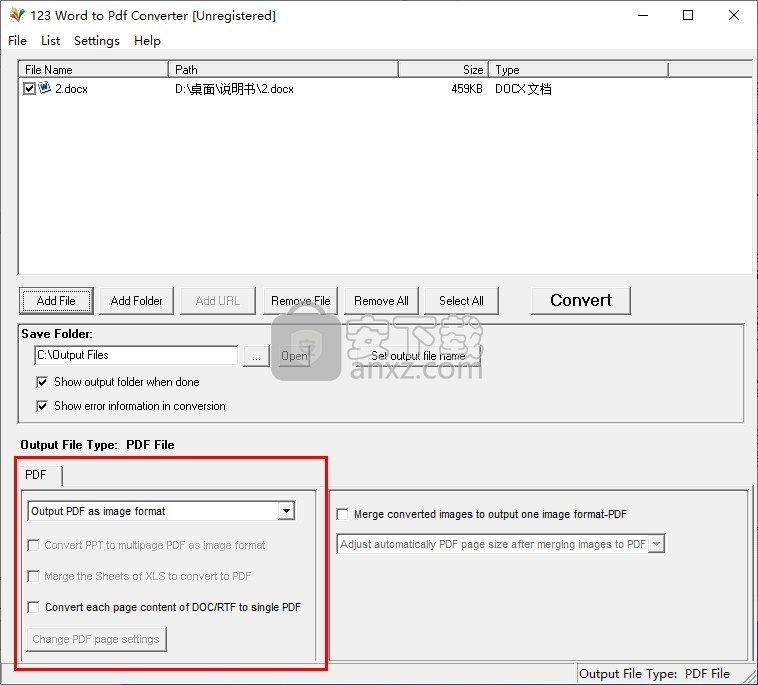 123 Word to Pdf Converter(Word转PDF转换器)