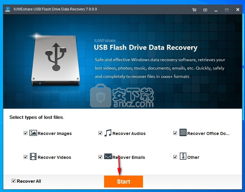 IUWEshare USB Flash Drive Data Recovery(USB闪存驱动器数据恢复软件)