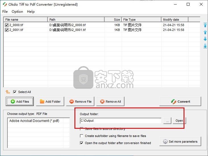 Okdo Tiff to Pdf Converter(TIFF转PDF转换器)