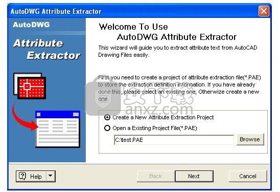 AutoDWG Attribute Extractor(CAD属性提取器)