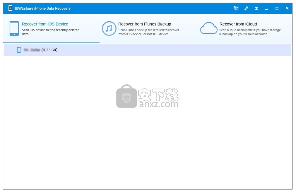 IUWEshare iPhone Data Recovery(iPhone数据恢复软件)