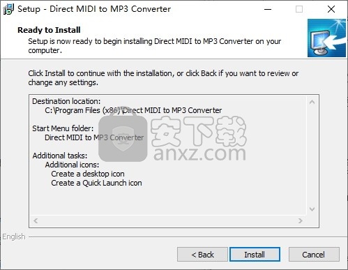 Direct MIDI to MP3 Converter(MIDI转MP3转换器)