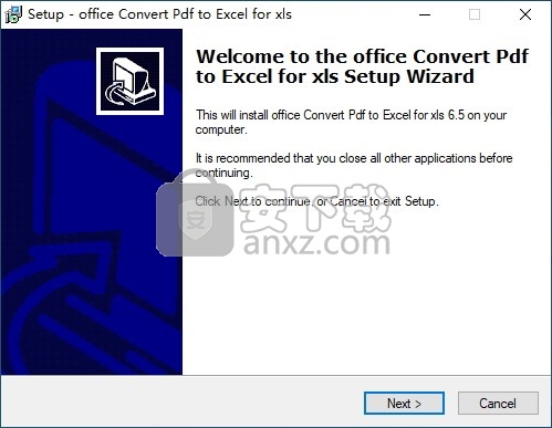 office Convert Pdf to Excel for xls(PDF转Excel转换器)
