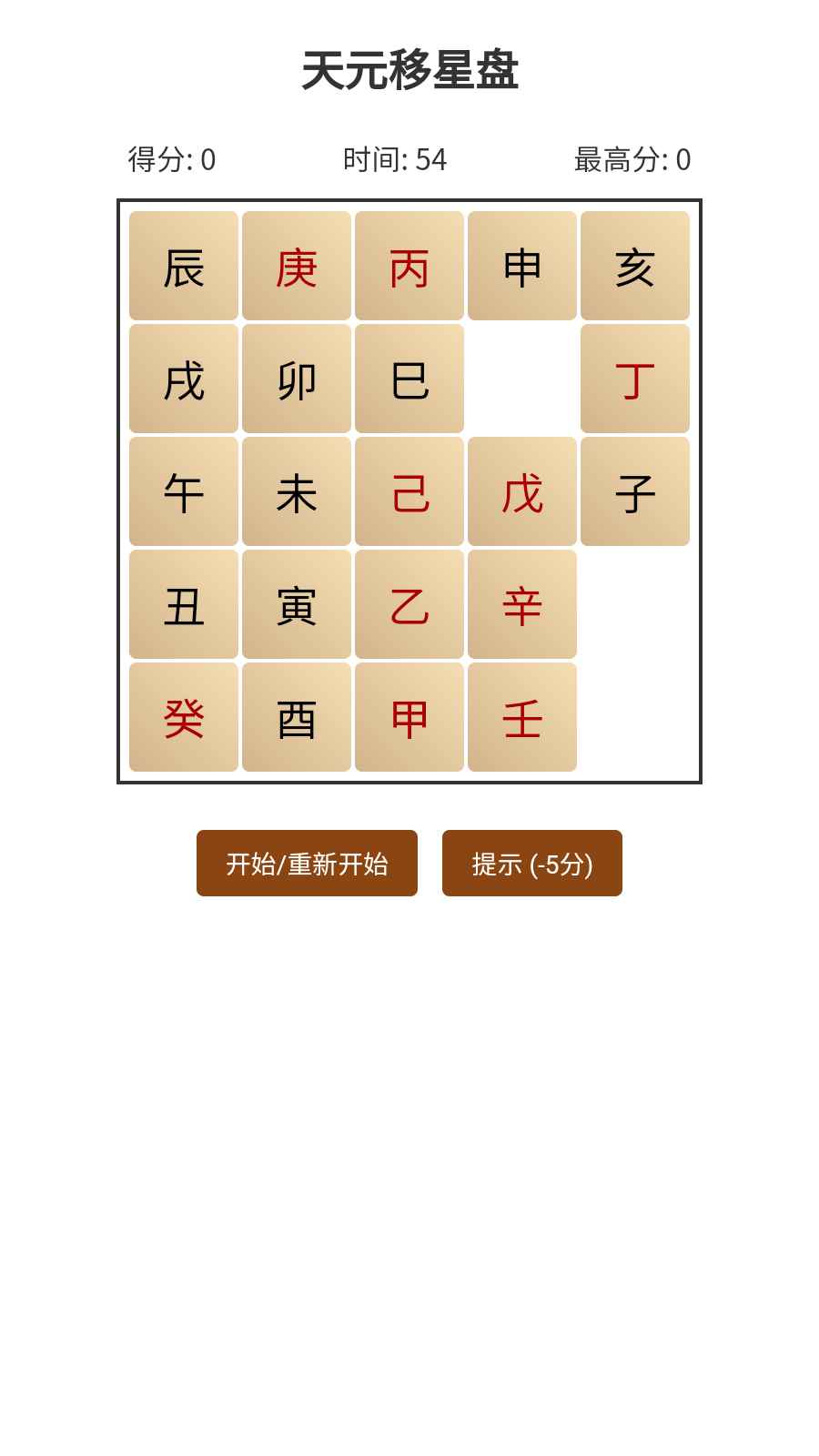 天元移星盘