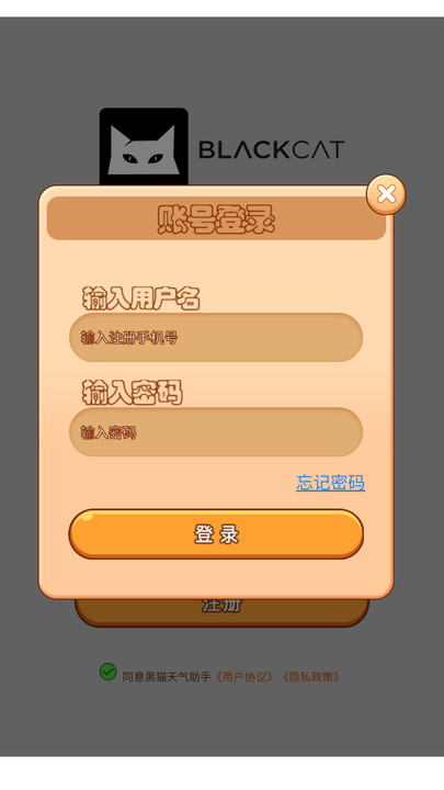 黑猫天气助手