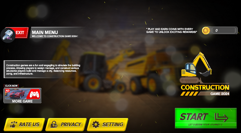 JCB游戏路面施工3D