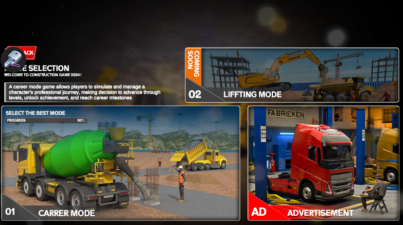 JCB游戏路面施工3D