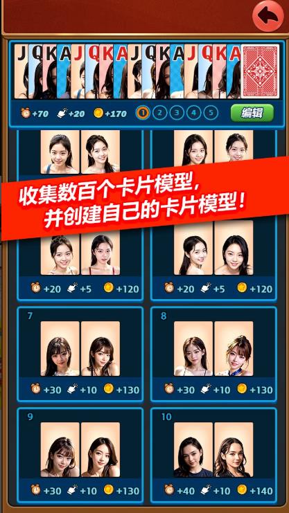 女孩接龙模型克朗代克