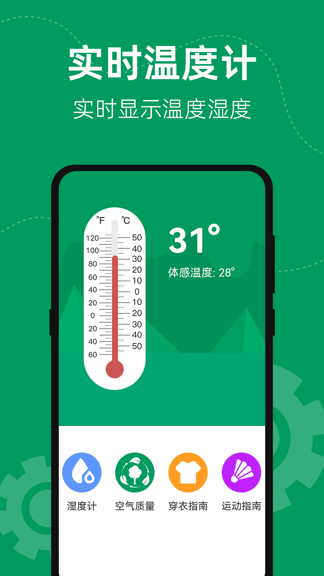 室内外数字天气预报