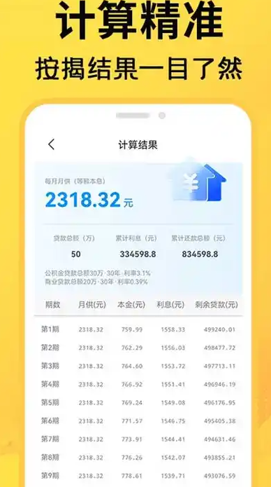房贷万能计算器