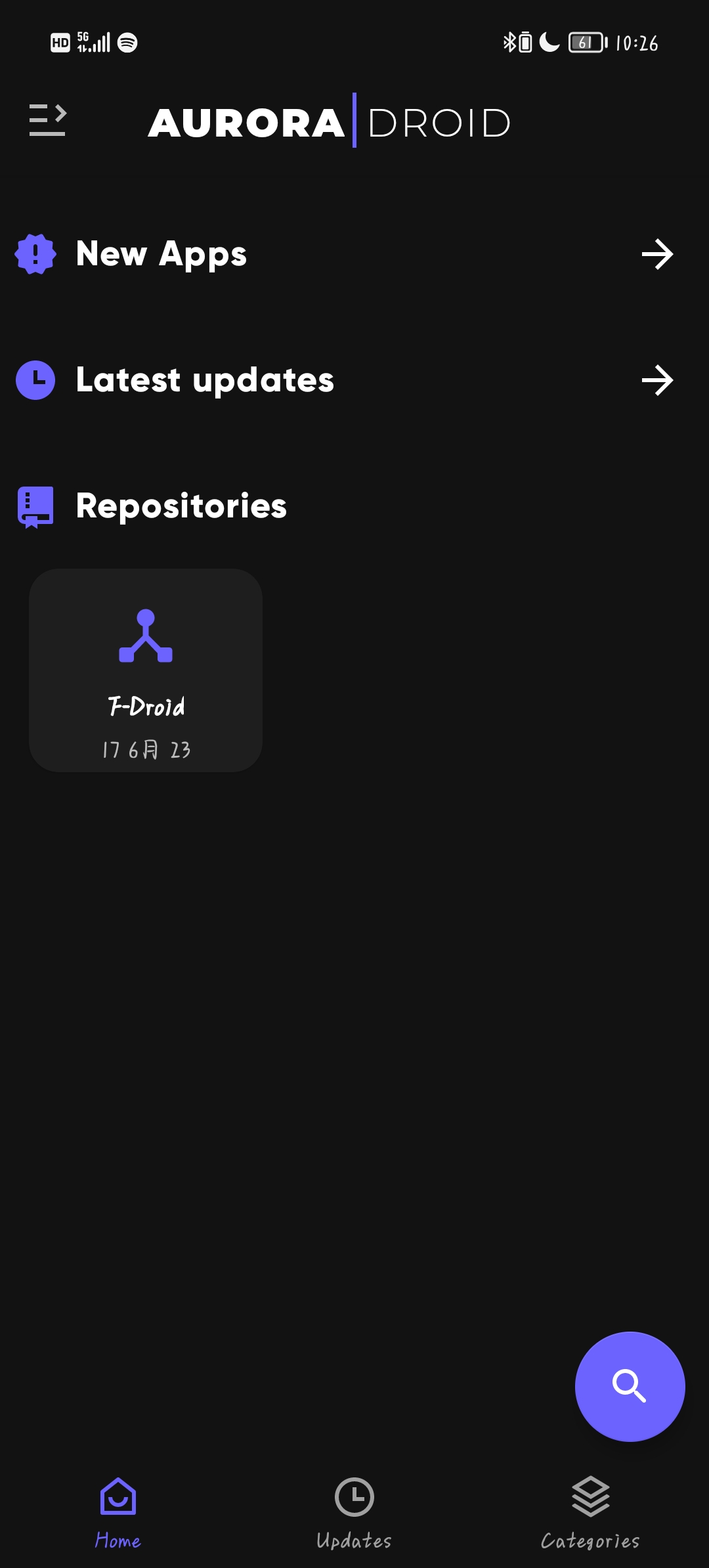 Aurora Droid store