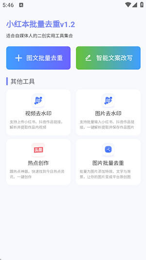 小红本批量改写