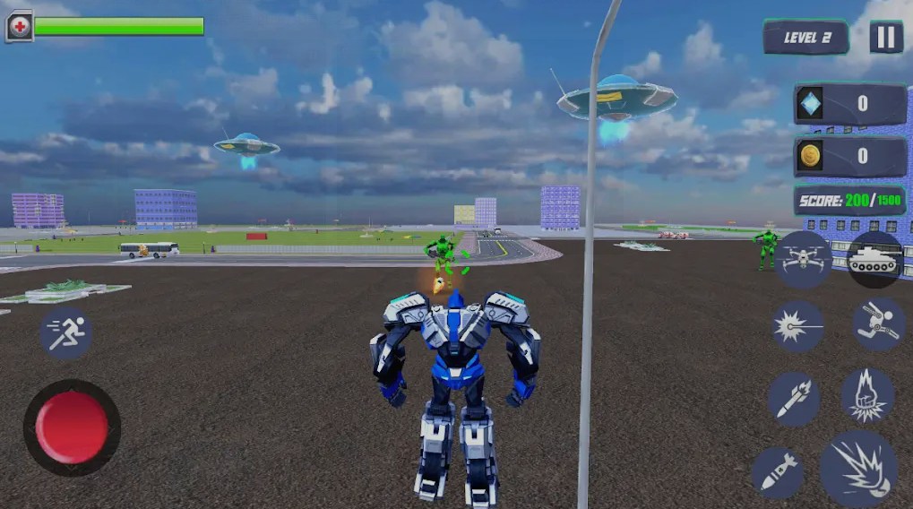 真实机器人变形3D