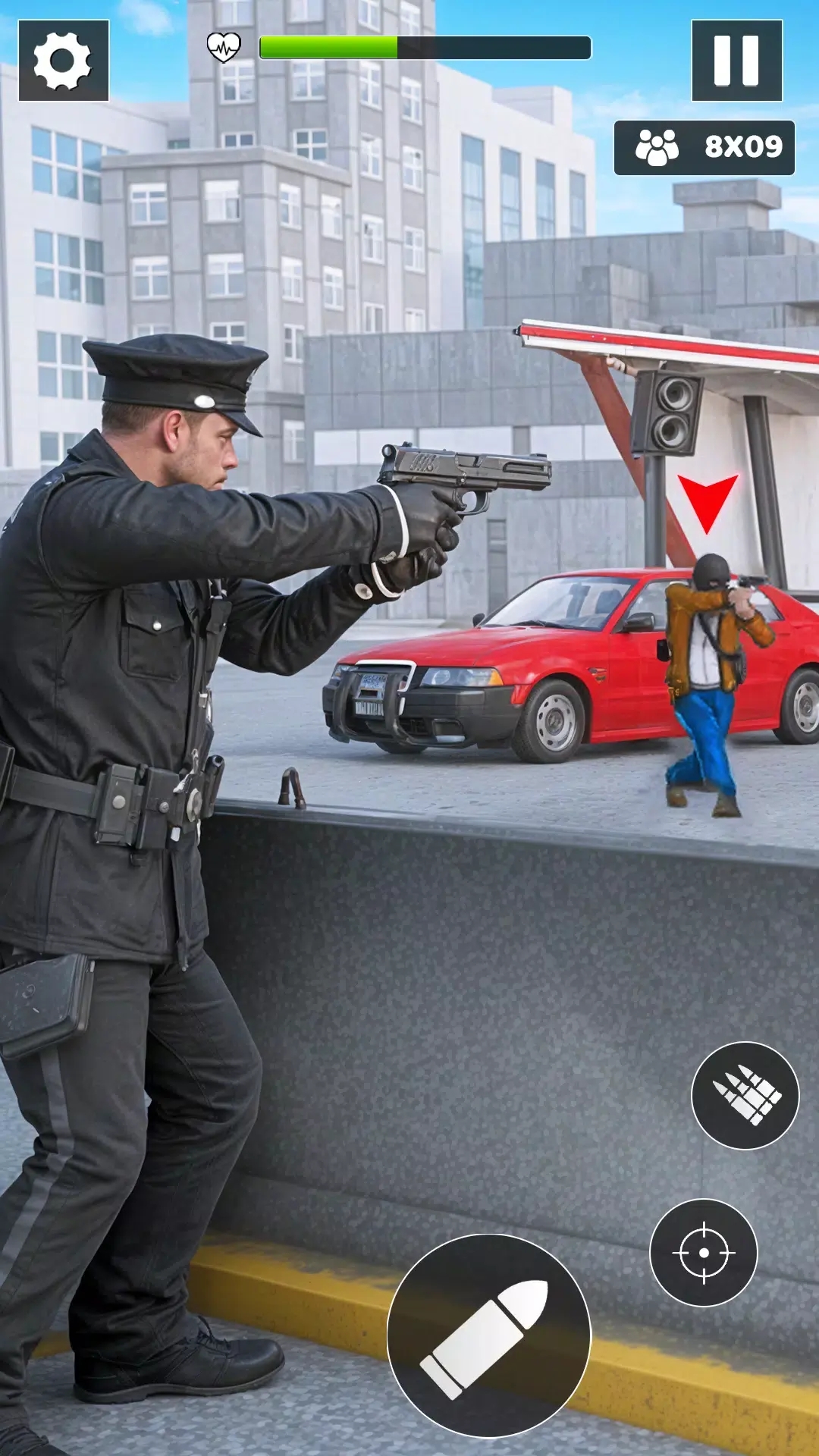 拯救警察射击