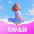 花瓣走路
