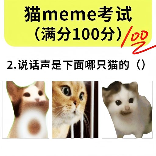听音猜猫meme