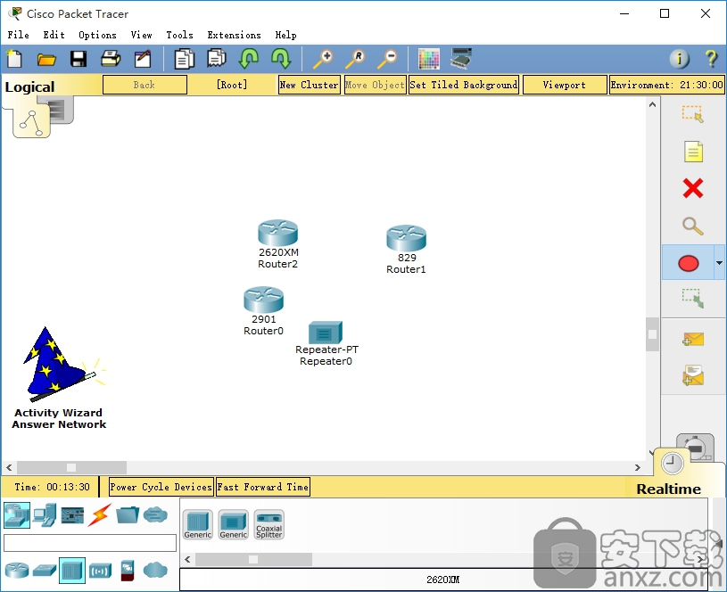 Cisco Packet Tracer(思科模拟器)