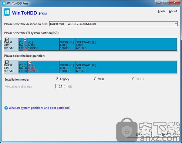 系统部署工具 WinToHDD