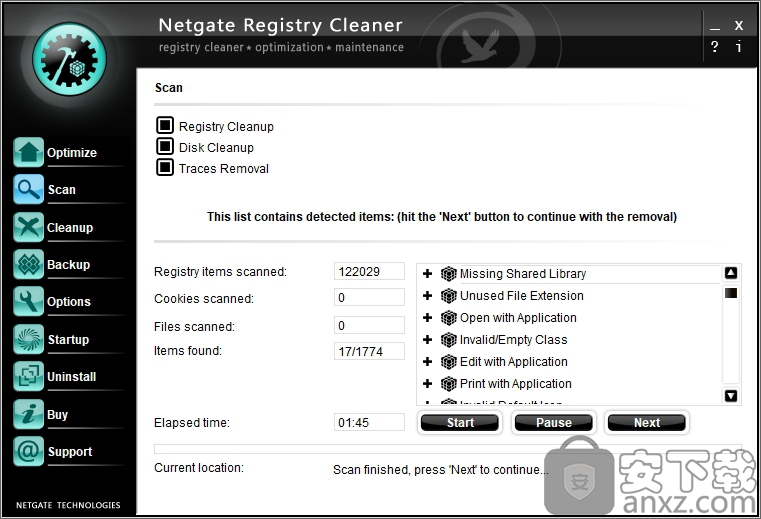 NETGATE Registry Cleaner(注册表清理软件)