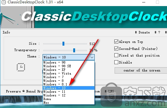 ClassicDesktopClock 4.41 for windows download free